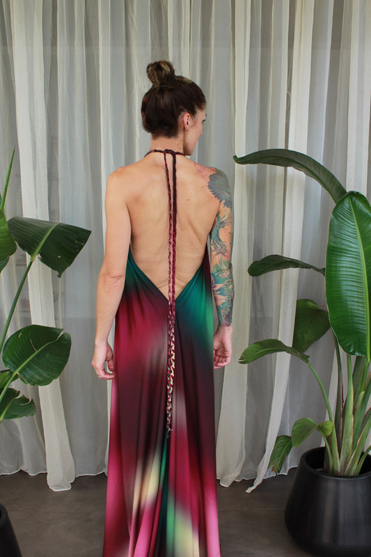 Crimson Bloom Dress by June