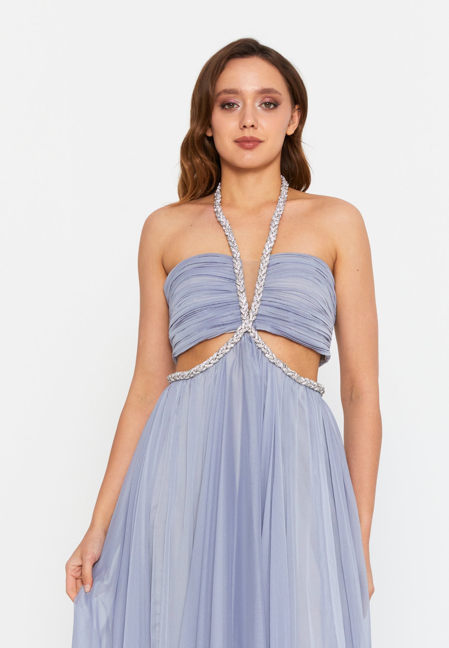 “Serene” – Sleeveless Chiffon Maxi Dress
