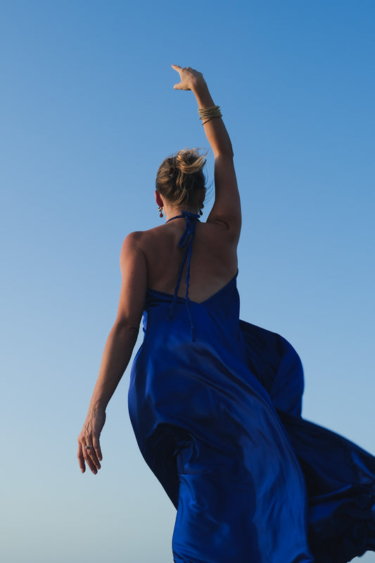 Sapphire Whisper Dress by June